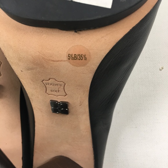 BCBG Womens Black Heels 5.5B C87 - Picture 6 of 6
